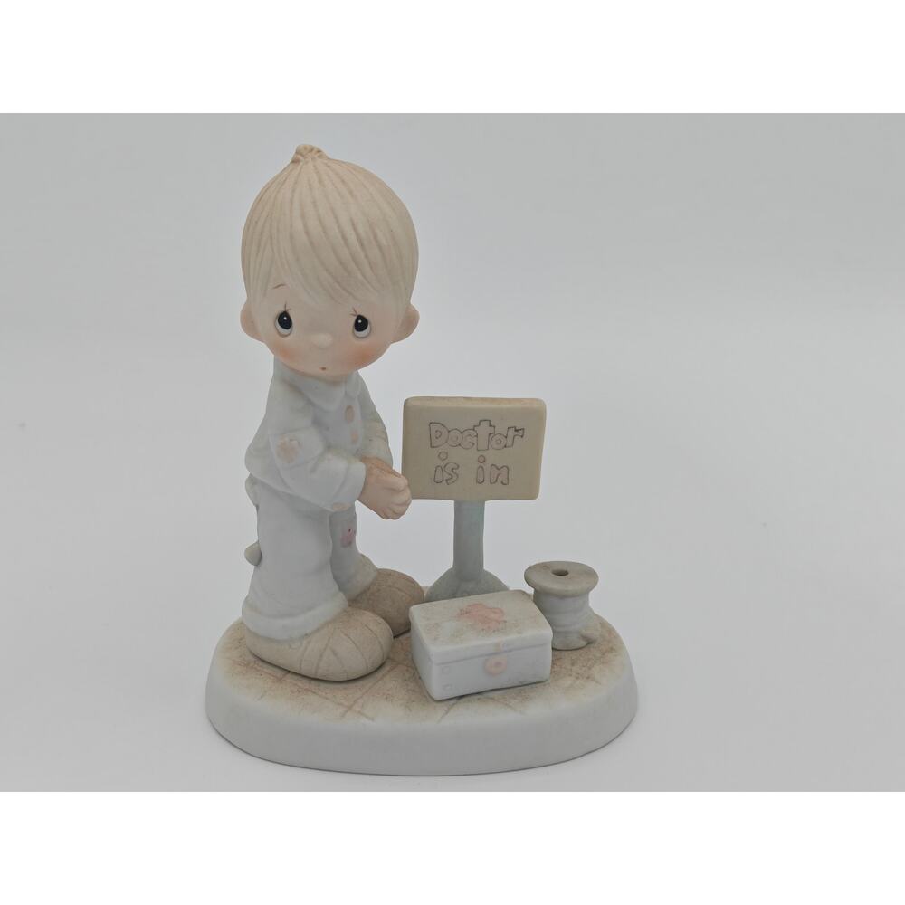 Precious Moments Lord Give Me Patience Doctor Is In Figurine 1981 Enesco E7159
